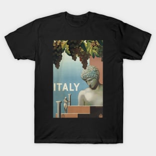 Retro poster - pub - vintage - italy - italy - italia T-Shirt